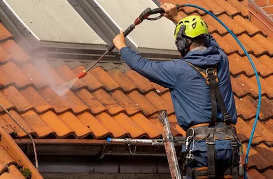 Démoussage et hydrofuge de toiture à Courtempierre